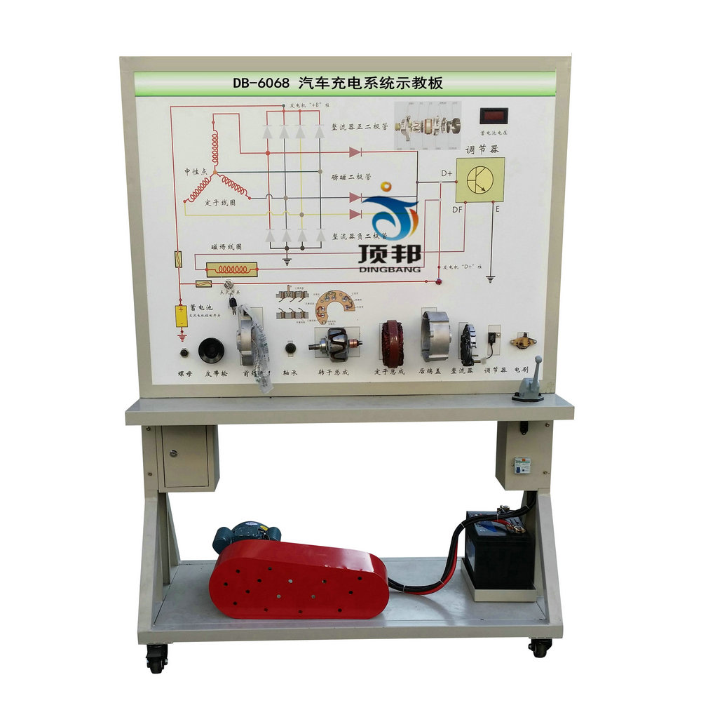 汽车充电系统示教板(图1) 汽车充电系统示教板