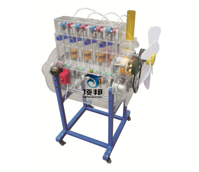 透明拖拉机发动机模型(图1) 透明拖拉机发动机模型