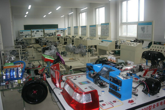 桑塔纳3000全车仿真电路实验台(图2) 桑塔纳3000全车仿真电路实验台