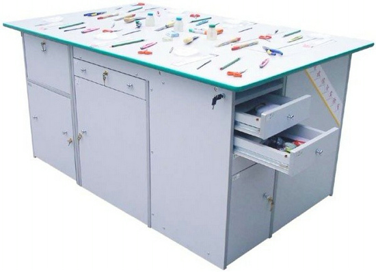 中学劳技室设备(图5) 中学劳技实验台