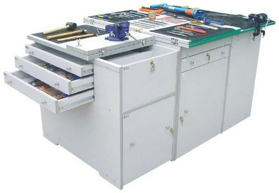 中学劳技室设备(图7) 中学劳技实验台