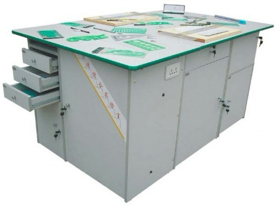 中学劳技室设备(图12) 中学劳技实验台