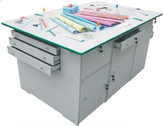 中学劳技室设备(图13) 中学劳技实验台