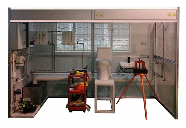 建筑水暖工安装技能实训装置